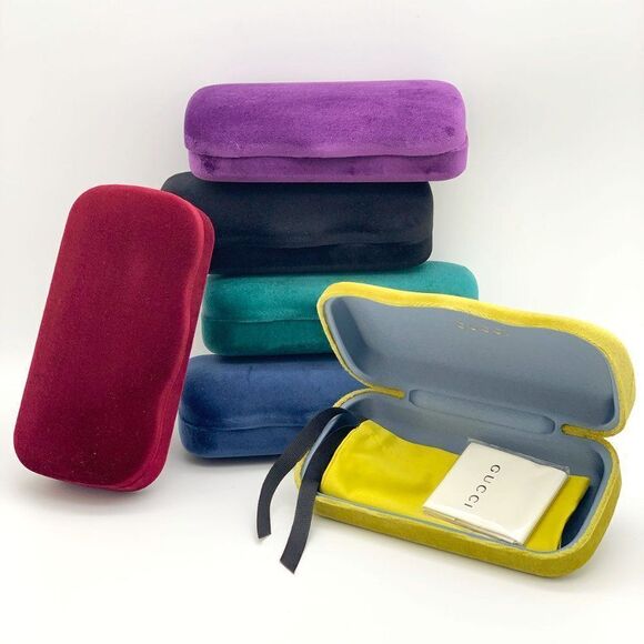 New GUCCI GG0141SN 001 Black Gold Logo Gray Gradient Square Women Sunglasses - Picture 12 of 13